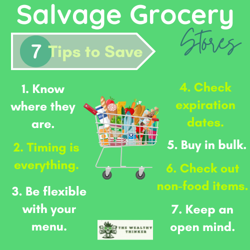 A cartoon grocery cart full to the brim with food items.
