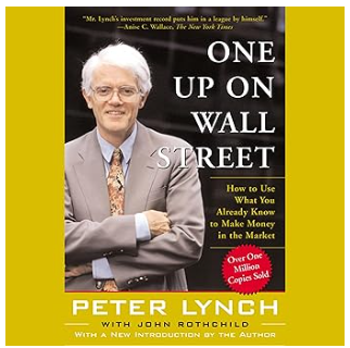 Front cover of Peter Lynch's book One Up on Wall Street