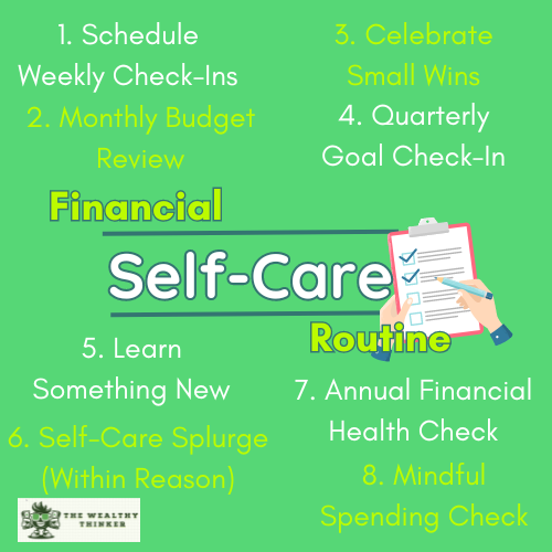 A cartoon hand holding a checklist on a green background.