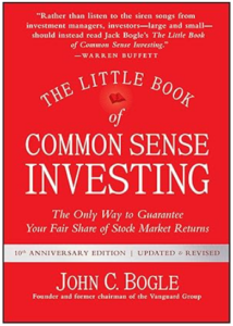 Front cover of John C. Bogle's investing book - The Little Book of Common Sense Investing