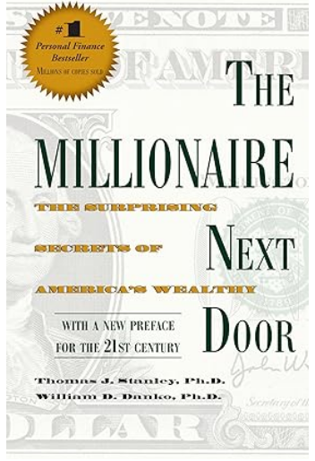 Front cover of The Millionaire Next Door personal finance book.