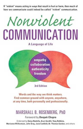 Front cover of book Nonviolent Communication.