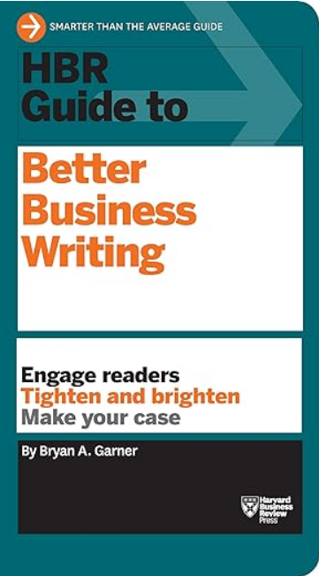 Front cover of Better Business Writing Guide from Harvard Business Review.