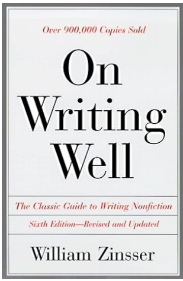 Front cover of On Writing Well by William Zinsser.
