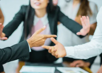 An arguing couple attempts mediation.