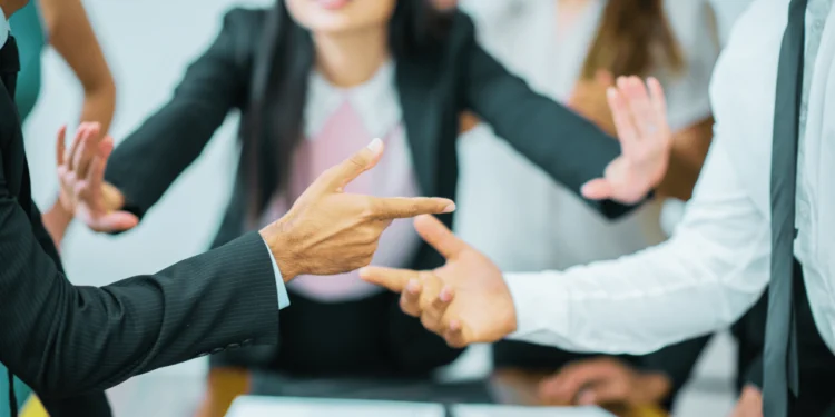 An arguing couple attempts mediation.